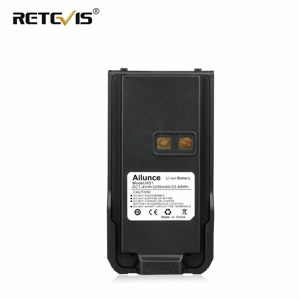 Originele Retevis Ailunce Hd1/Retevis Rt29 3200Mah Li-Ion Batterij Voor Ailunce Hd1/Retevis Rt29 Walkie Talkie Batterij J9131b