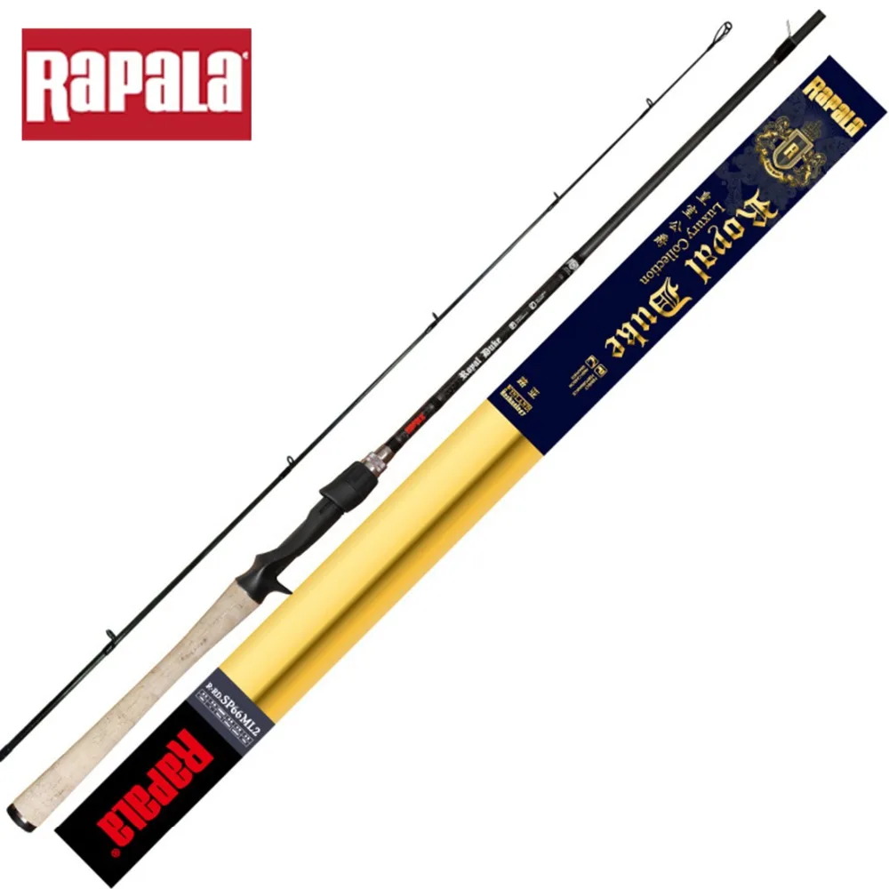 

Rapala Brand Royal Duke Four-axis reinforced Carbon Lure Fishing Rod 1.98m/2.13m Spinning/Casting Rod With FUJI Reel Seat