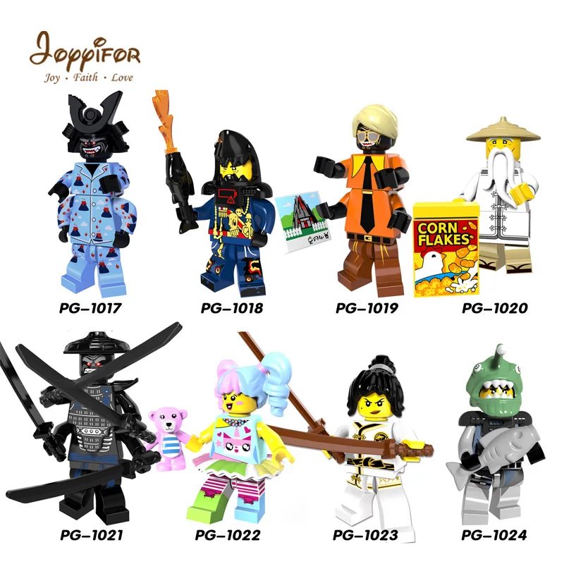 Joyiformaster wu Emmet Garmadon swordsman милый медвежонок строительный блок фильм Персонаж набор