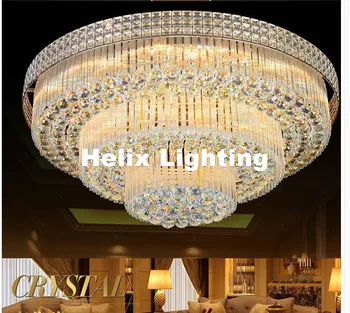 

Modern K9 Crystal Ceiling Lamp S Golden Crystal Light Bedroom Luminarias Home Decor Creative D80cm LED Crystal Ceiling Lighting