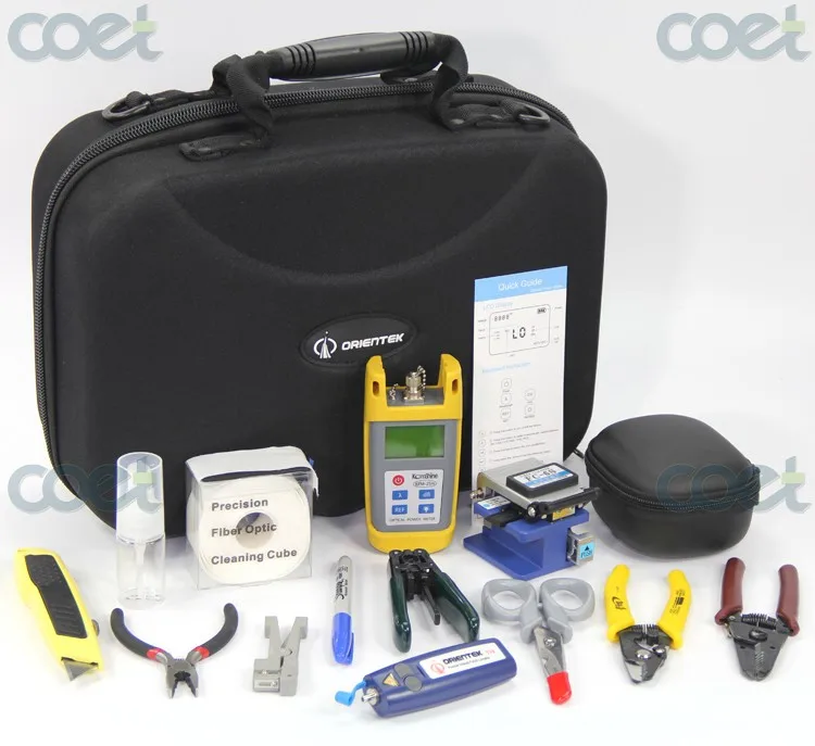 

Orientek TFH-13 FTTH Toolkits with FC-6S fiber cleaver optic power meter