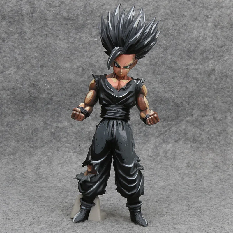 

23cm Anime Dragon Ball Z Son gohan Chocolate color Version MSP PVC Action Figure Toys Doll black gohan