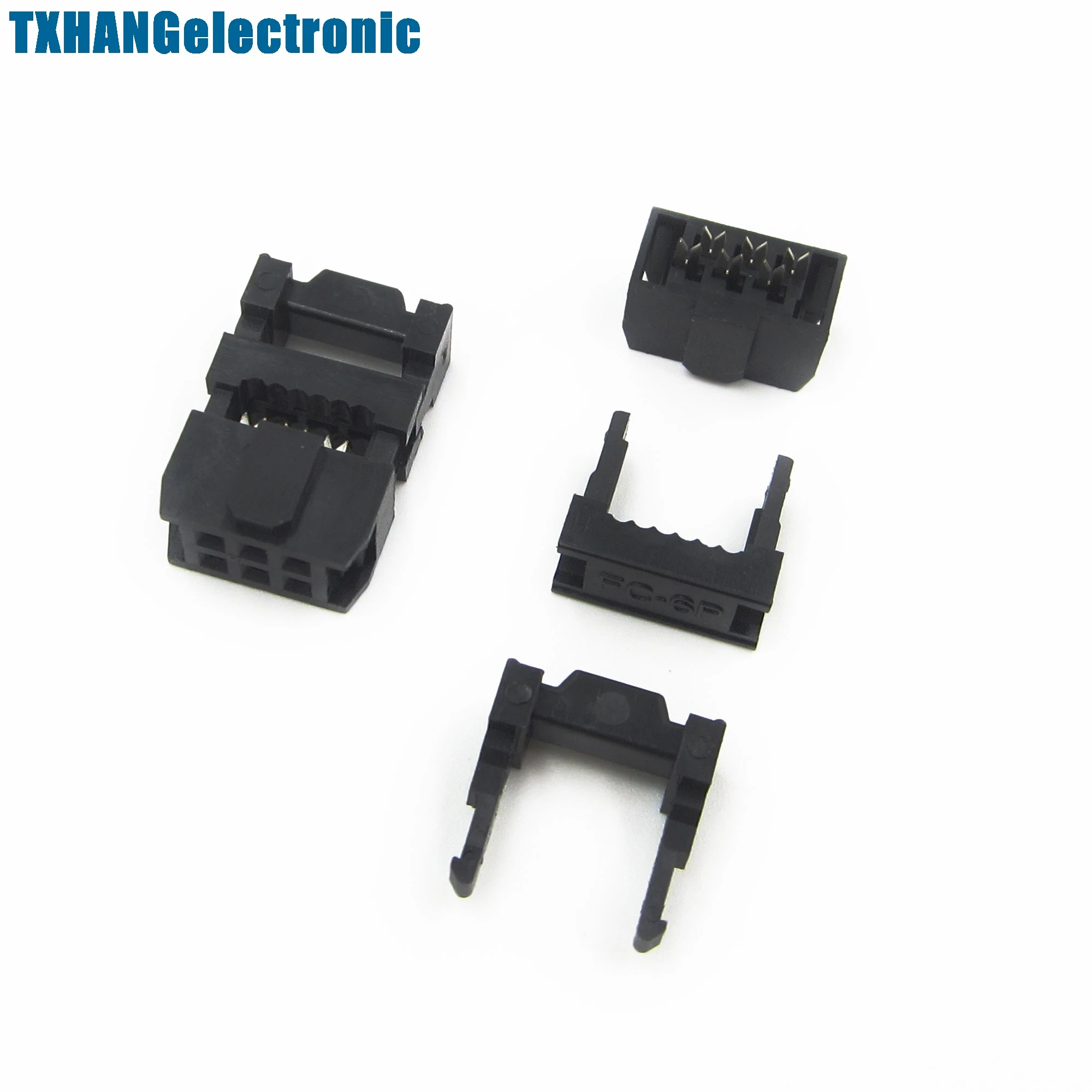 10PCS 2.54mm Pitch 6Pin FC-6P IDC FC Female Header Connector 3pcs//set