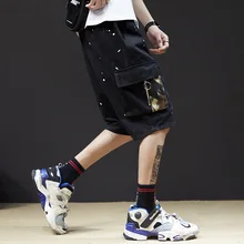 Haruki Dance с брызгами чернил пять точек корейский ветер маленький широконогий Камуфляжный сшивающий инструмент