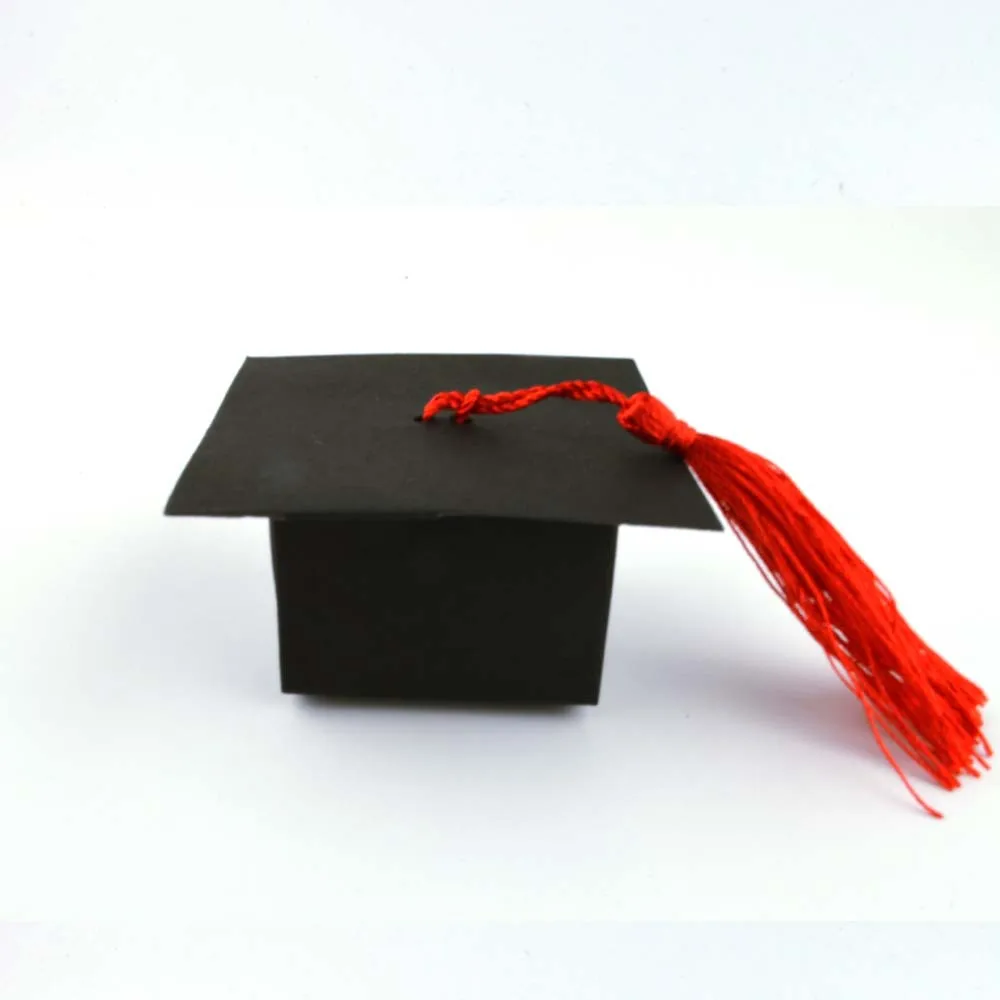 

10pcs Doctor Hat Cap Gift Box Graduation Decoration Candy Favor Boxes Graduation Celebration Party Gift Bag Gift Packing Box