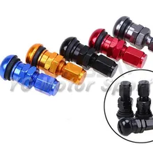 4 цвета 4 шт./компл. Универсальный Полный Rays Volk Racing кованые Алюминий стержень клапана автошины с шапки бескамерная автомобильная шина клапаны