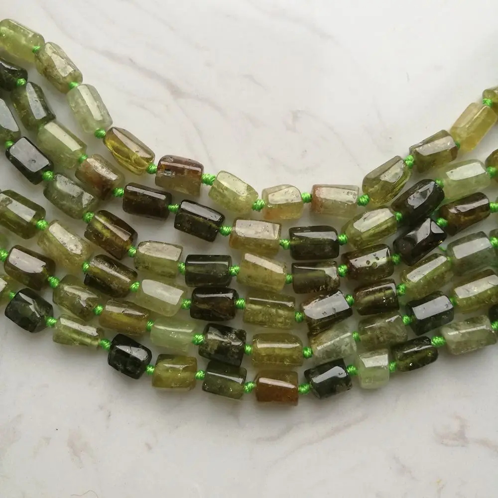 

8SE11165 Natural Demantoid Smooth Nugget Loose Beads 16.5" Strand