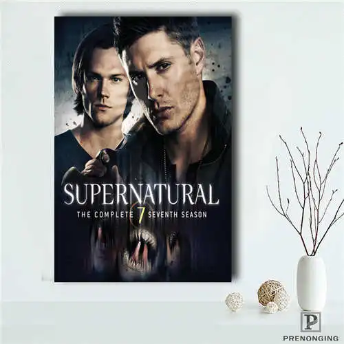 

Custom Supernatural (1)@ Printing Posters Cloth Fabric Wall Art Pictures For Living Room Decor#18-12-05-1-57