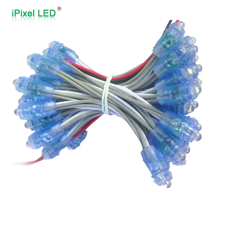 

single color 9mm LED string light, 50pcs/Chain, IP65 DC5V 0.1W 8cm length between each LED