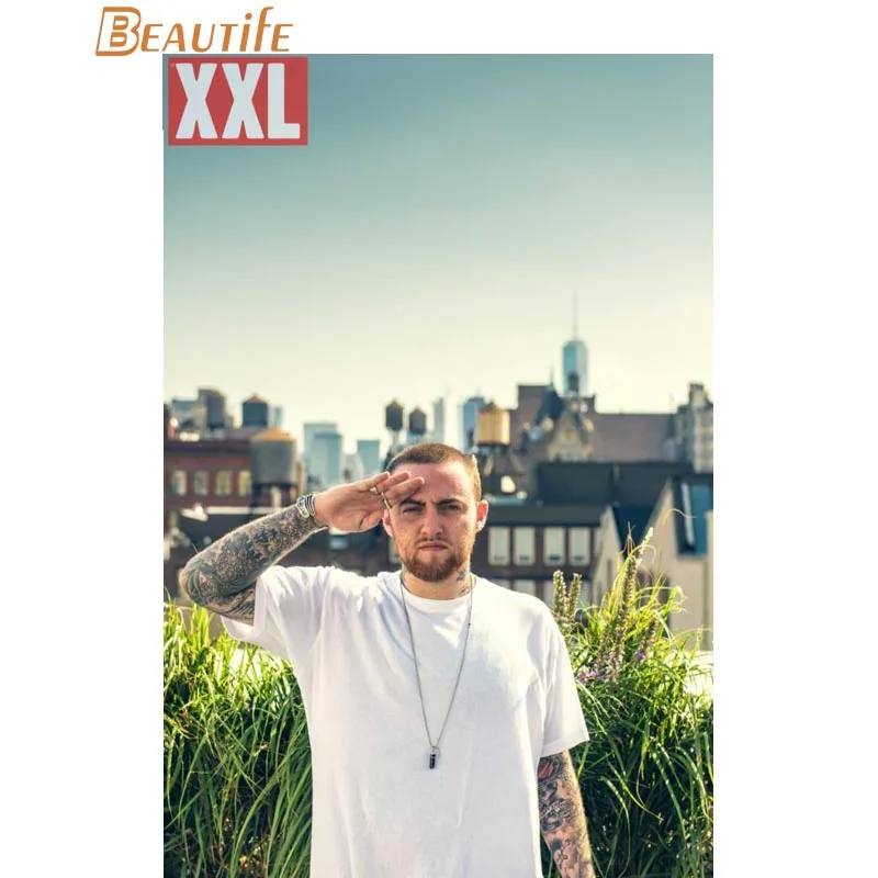 Новое поступление mac miller плакат ткань Шелковый украшения дома настенный