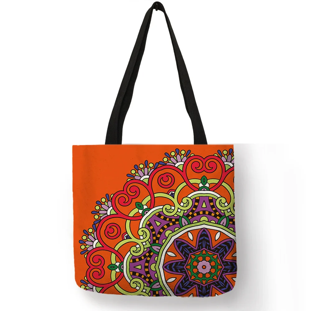 WIHVE Floral Cloth Pattern Background Print Womens Tote Bag Top Handle Satchel Handbags Shoulder Bags