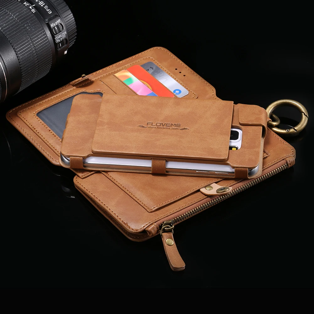 Multifunctional S6 edge Plus Cover 5 7 Wallet Case For Samsung Galaxy Note 5 S6 Edge