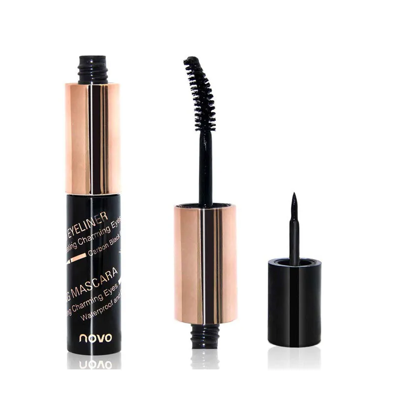 2 в 1 Водостойкая тушь для ресниц с эффектом покраски|eyelash makeup|mascara in 1mascara |