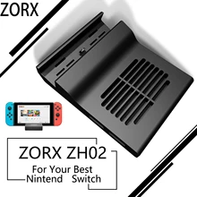 Zorx Portable Heat Dissipation Type C TV Dock Base Support 4K Video USB 3.0 HDMI Output Dock Station for Nintend Switch Host