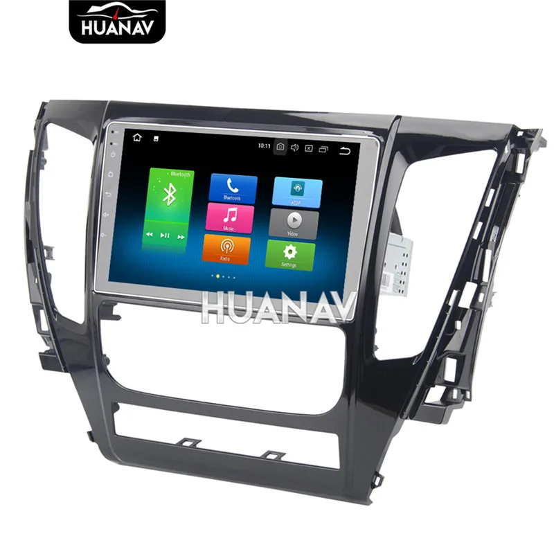 Perfect 9" MIRROK Link touch screen 8 core Android8.0 4GB+32GB Car DVD player GPS navigation for Mitsubishi Pajero sport 2016 2017 6