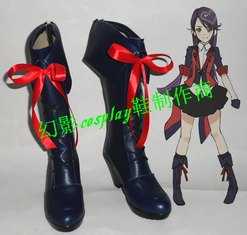 

AKB0048 Akimoto Sayaka Black Long Halloween Cosplay Shoes H016