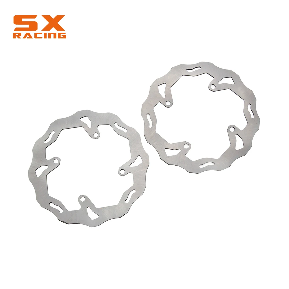 Bremsscheiben-Set Vorne & Hinten Für Suzuki RMZ250/450 & RMX450Z | Gewelltes Design, 240 Mm, Aus Stahl