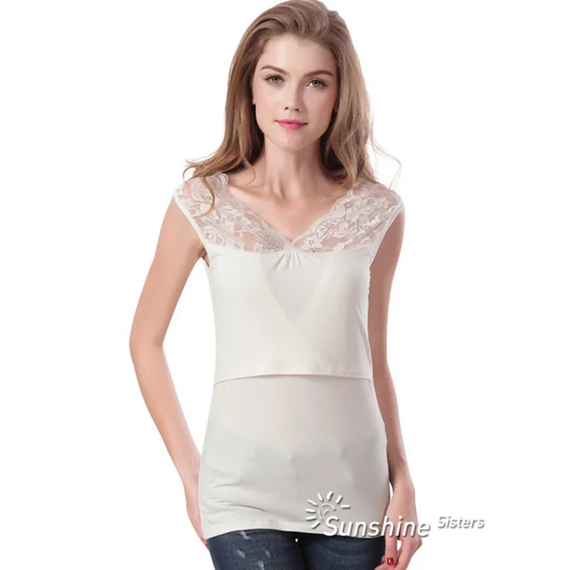 Modal Maternity Breastfeeding Undershirt Sleeveless Childing Homecoming  Clothes For Pregnant Women  Tank Tops Clothing Nursing