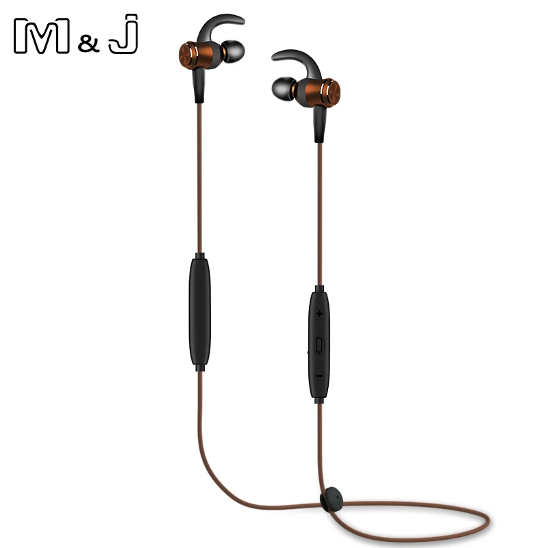 M J F07 Bluetooth Earphone Wireless headphone Magnet Earbuds With Mic Stereo Auriculares Bluetooth Earpiece for iPhone Samsung