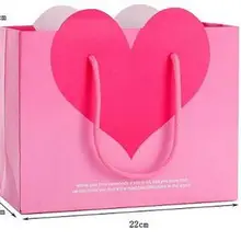 Заказной Свадебный бумажный пакет с принтом с логотипом, 1000 шт в партии