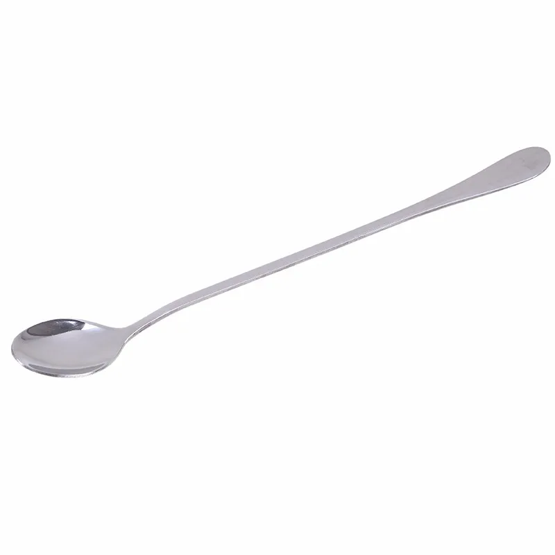 WCIC длинный Многоцелевой нержавеющей стальная длинная ручка мороженое Чай Кофе Десертные Ложки
