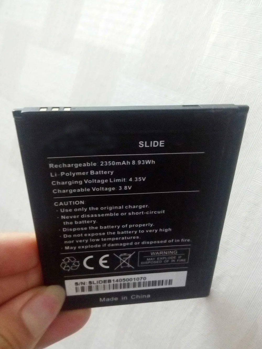  ALLCCX high quality mobile phone battery Slide for Wiko Slide N300 Slide 4GB with good quality