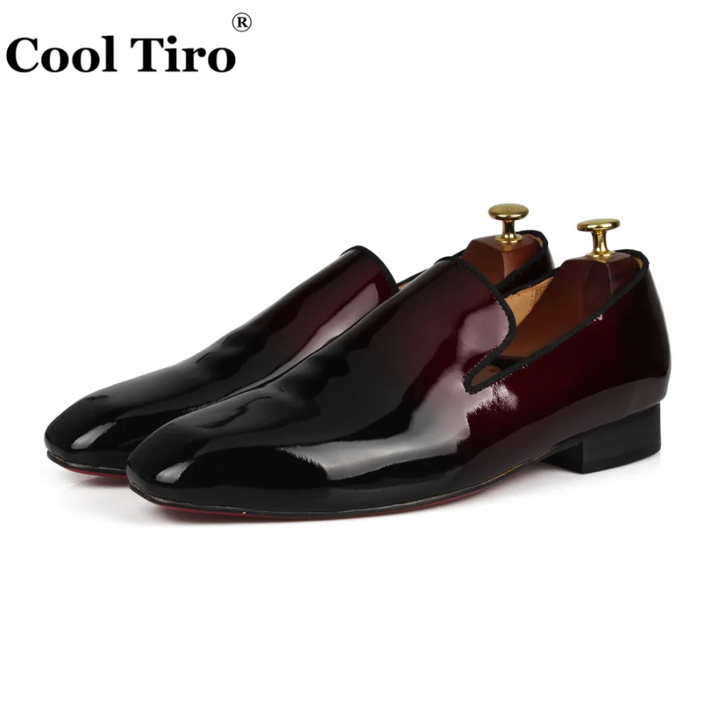 Gradient color Genuine Leather Loafers (3)
