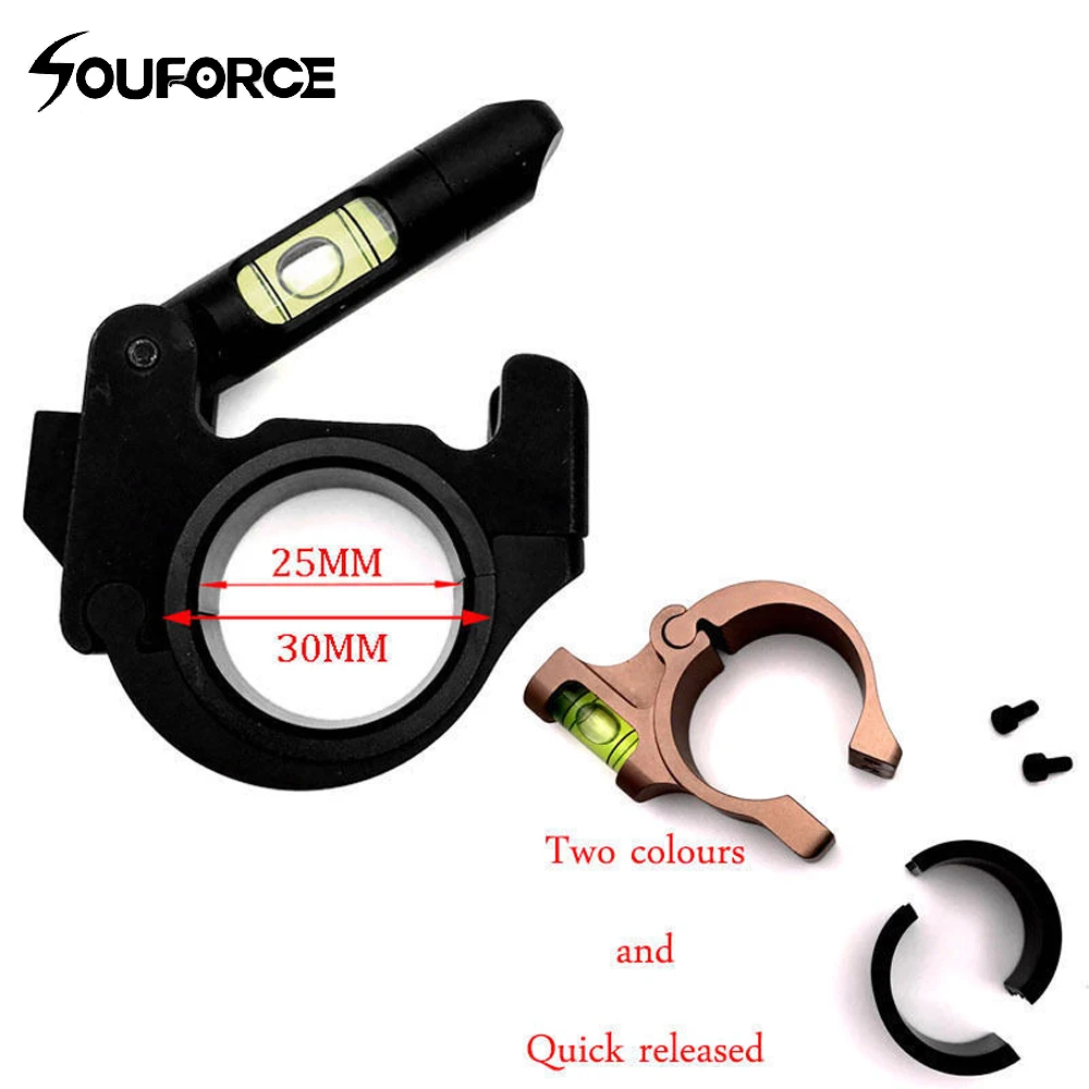 

Holder Scope Mount 25.4/30mm Anti Cant Spirit Bubble Level Ring Mounts Hunting