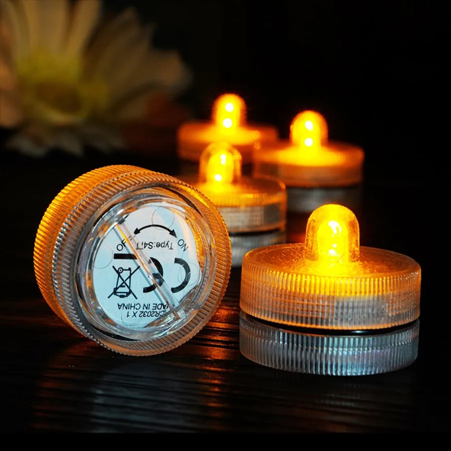 Waterproof Submersible LED Tea Light Electronic Candle Light (18)