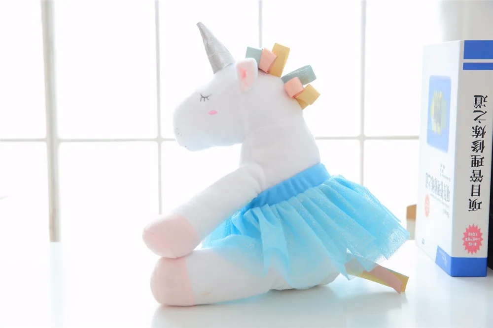 30cm 1pc Kawaii Ballet Unicorn Stuffed Plush Doll Baby Lovely Unicorn Animal Soft Cotton Plush Toys Kids Cute High Quality Gifts