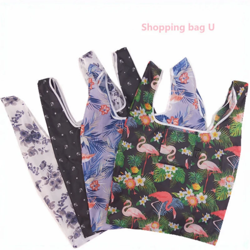 Hot Waterproof Reusable Shopping Bags Women Foldable Tote Bag Portable Cloth Eco Grocery Bag Folding Large Capacity Handbags Hot Waterproof Reusable Shopping Bags Women Foldable Tote Bag Portable Cloth Eco Grocery Bag Folding Large Capacity Handbags