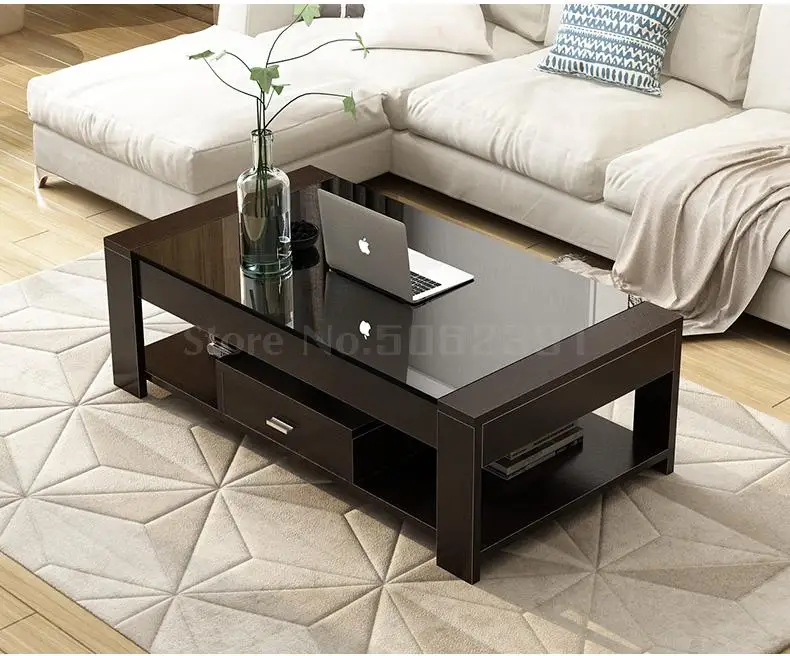 Flash Deal Tea Table Simple Modern Tempered Glass Tea Table Living Room Simple Small Huxing Creative Tea Table Table Table 11