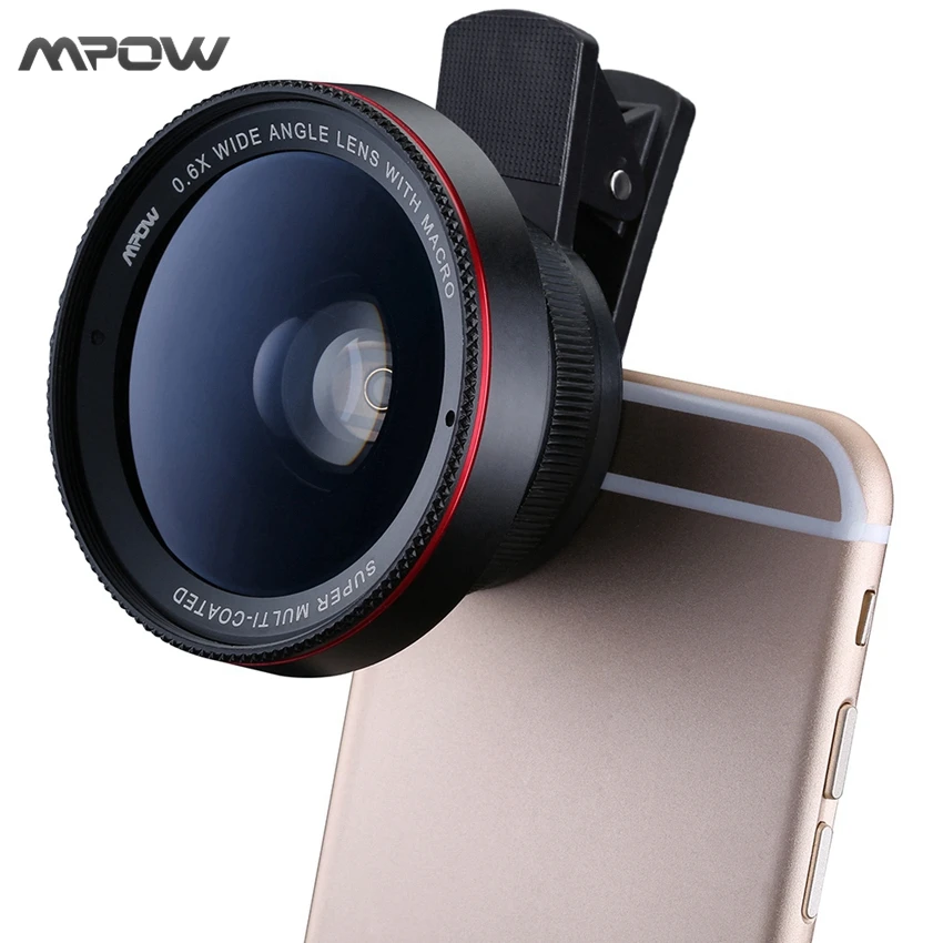 imágenes para MFE6 Mpow MLens V3 2 en 1 Lente Gran Angular 0.6X con Clip de 37mm Hilo 10X Macro de Alta Definición Lente de Teléfono Móvil para IOS Android imágenes para MFE6 Mpow MLens V3 2 en 1 Lente Gran Angular 0.6X con Clip de 37mm Hilo 10X Macro de Alta Definición Lente de Teléfono Móvil para IOS Android