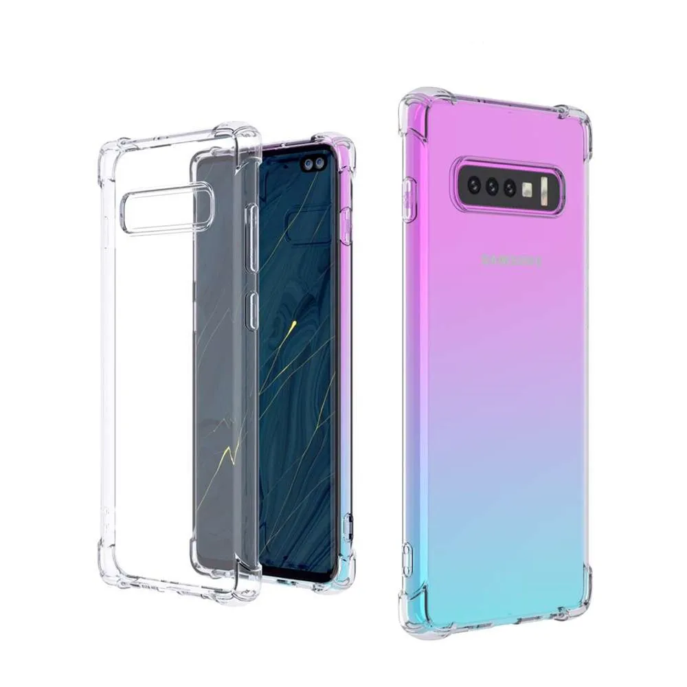 

ZRICKIE Transparent Shockproof Case For Samsung Galaxy S10 Plus Phone Case Silicone Cover For Samsung S10 S10E Clear Case Fundas