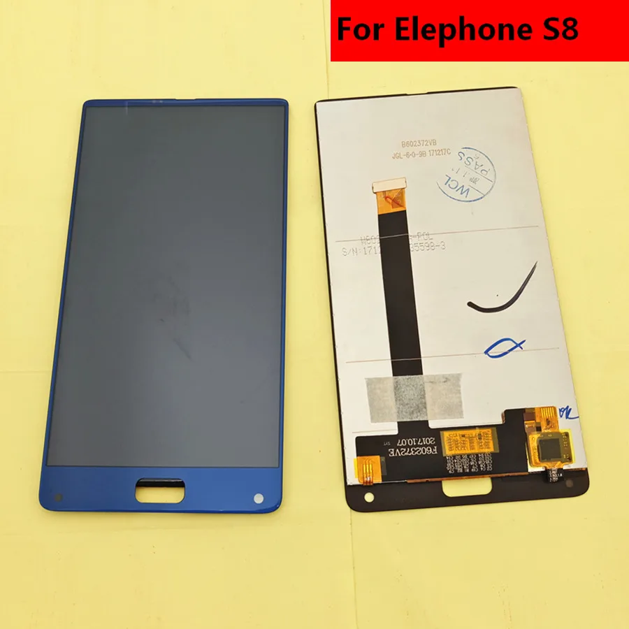 FOR Elephone s8 LCD Display+Touch Screen Assembly component assembly