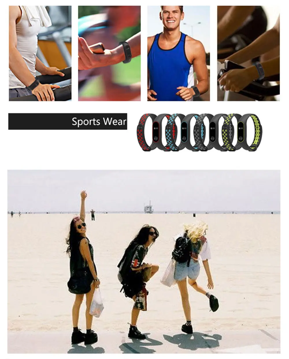 Mi Band 2 ремешок для наручных часов mi band аксессуары для умных браслетов спортивный силиконовый ремешок для Xiaomi mi band 2 ремешок для браслетов