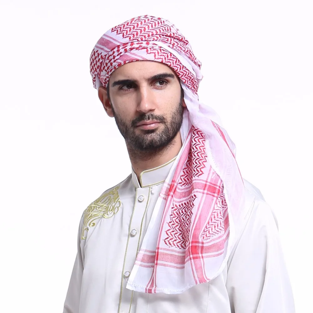 Buy Men Muslim Hijab Keffiyeh Muslim Scarf Islamic