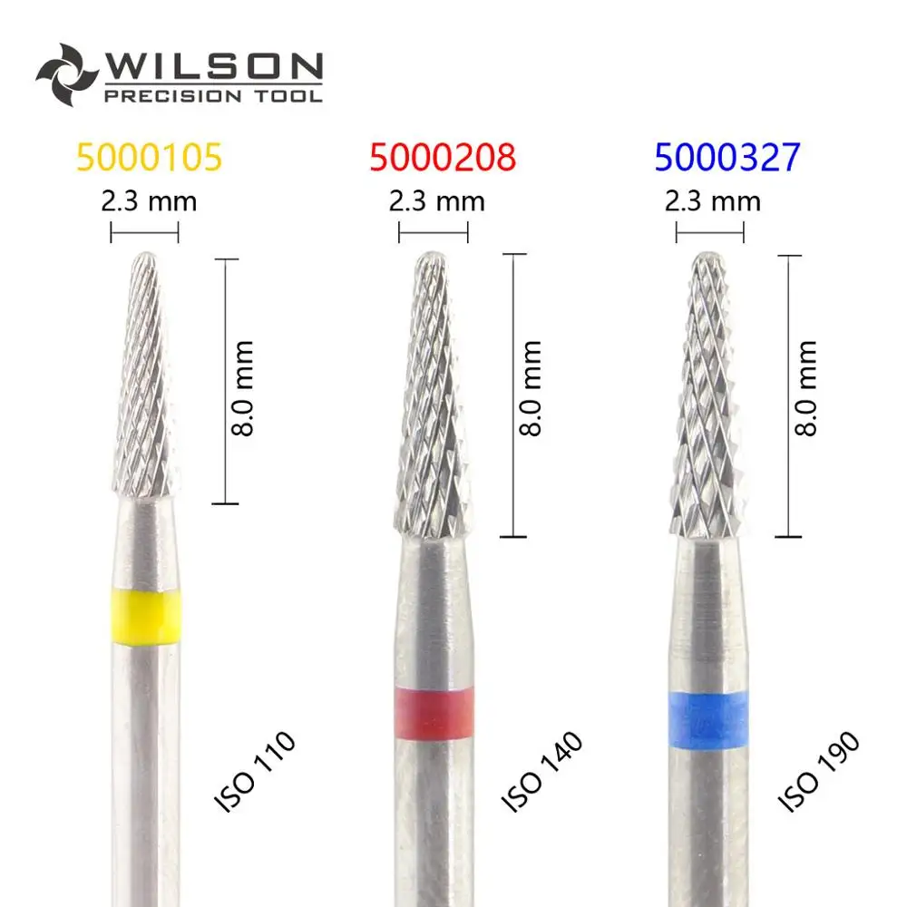 Коническая форма ISO 198 023-поперечная резка-HP WILSON вольфрамовый Карбид