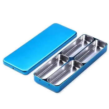 

4-grid Dental Disinfection Box Oral Care Tools Dental Equipment Aluminum Sterilizer Case Dental Lab Tools Accessories