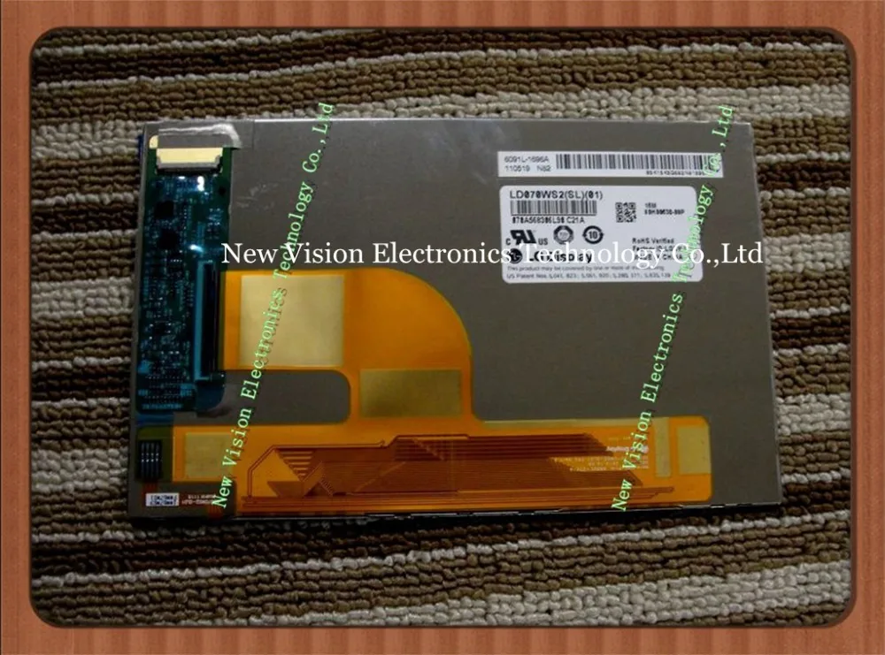 LD070WS2(SL) (01) Original 7" inch 1024*600 HB TFT LCD Screen with White LED Driver for Tablet PC and MID UMPC Panel | Электронные