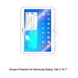 Ясно ЖК-дисплей Пленка ПЭТ к царапинам/анти-пузырь/Сенсорный отзывчивый Экран протектор для планшетных samsung Galaxy tab 3 10,1"