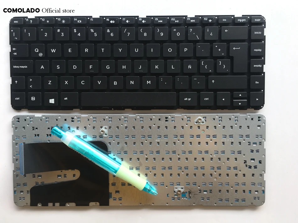 LA Latin Keyboard For HP Pavilion 14-e 14-e000 14-e016la 14-e018la 14-e001tx Without Frame black Keyboard LA Layout