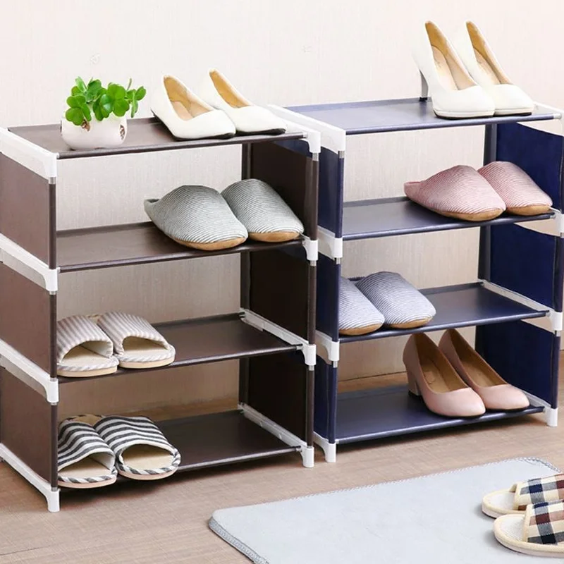 Multi-Storey DIY Shoe Cabinet Shoes Hanger Slipper Closet Storage Household Supplies Home Organization Housekeeping Space Save