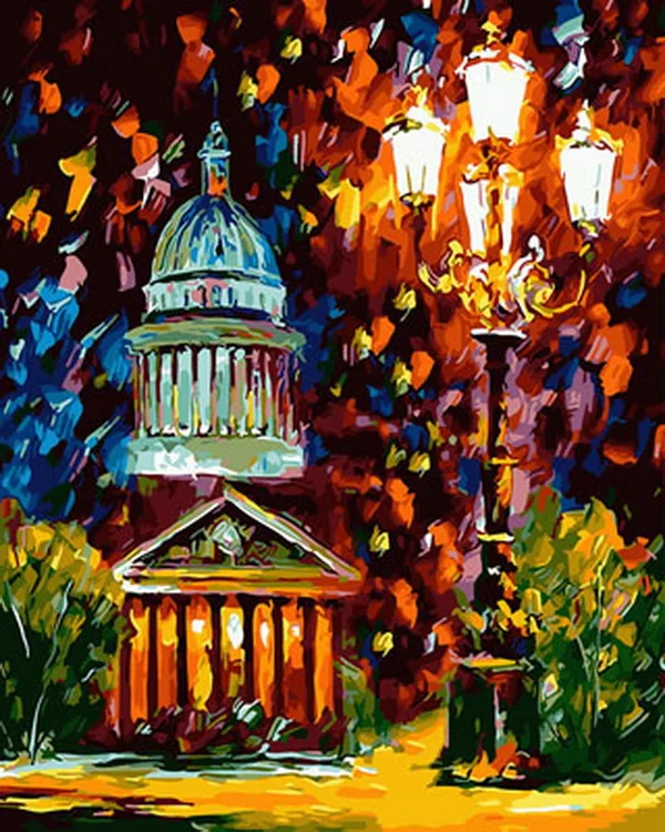 петербург при свете фонарей рисунок. рисунок петербург при свете фонарей детский. петербург рисунок. фонарь гуашью.