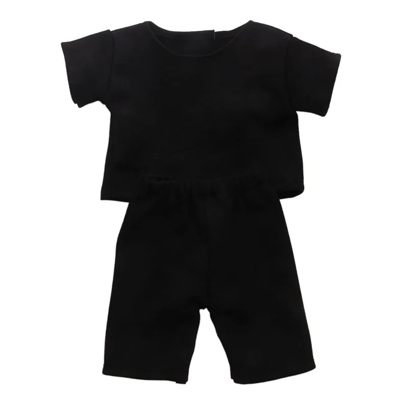 3 вида стилей черный костюм для тхэквондо подходит для 18-дюймовой Куклы Детские аксессуары для кукол лучший подарок на день рождения
