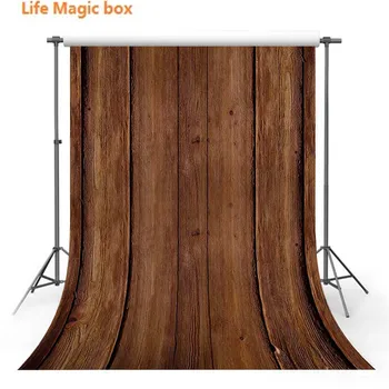 

Studio Achtergrond Tuin Vinyl Achtergrond Narrow Wooden Board Vertical Wood Board Foto-185