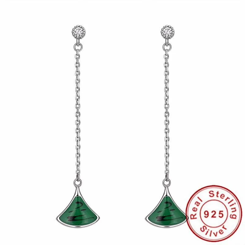 chain dangle earrings women