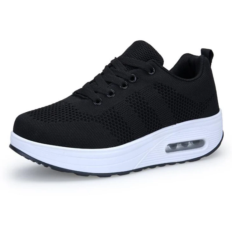 

2018 spring & summer women flats fashion mesh women sneakers height increasing flats shoes for women sapato feminino