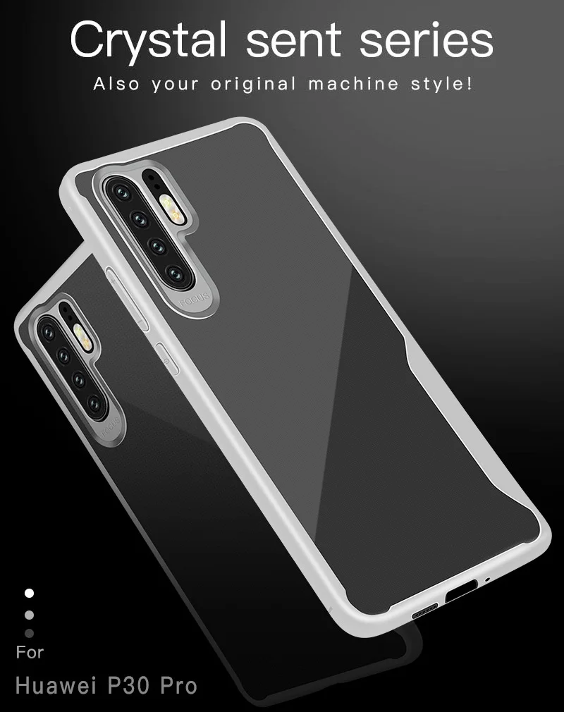 KHW2091_12_JONSNOW Soft Case for Huawei P30 Pro Transparent Anti-knock Protect Cases Soft Glue All-inclusive Back Cover