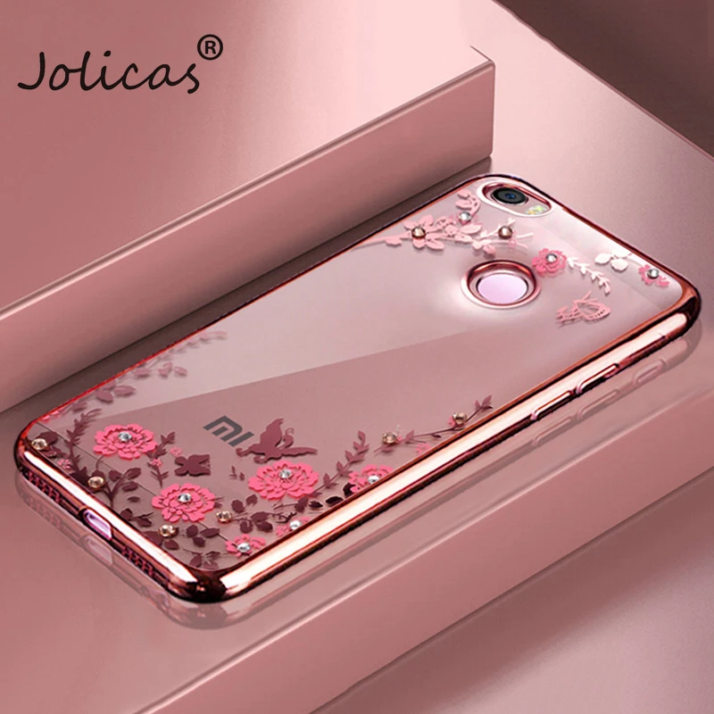 

Plating soft tpu case for Xiaomi Redmi Note 5A Pro Prime cover For Xiaomi Redmi Note 4X 4 4 Pro 4A Redmi 5 5 Plus 5A Case Flower